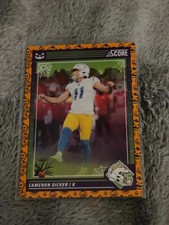 924-2 2024 Panini Score-a-Treat Pumpkin Cameron Dicker Los Angeles Chargers