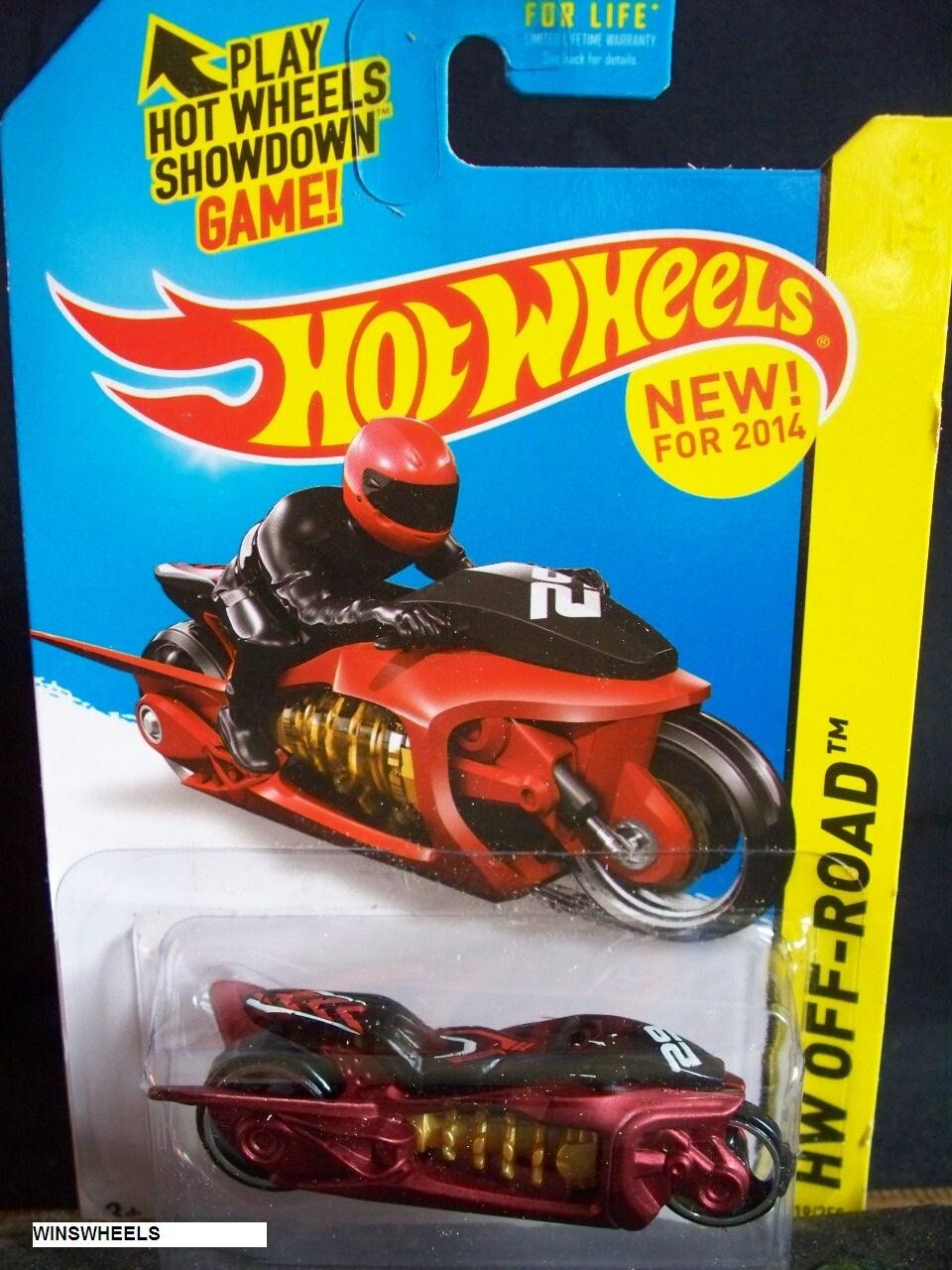 2014 HOT WHEELS #119 -2 FLY-BY RED 3SP 💰😍💎AMER ROAD