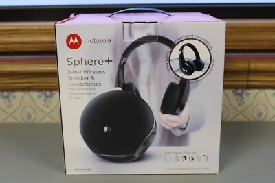 NEW! Motorola Sphere + 2-In-1 Bluetooth Speaker w/ Over-Ear