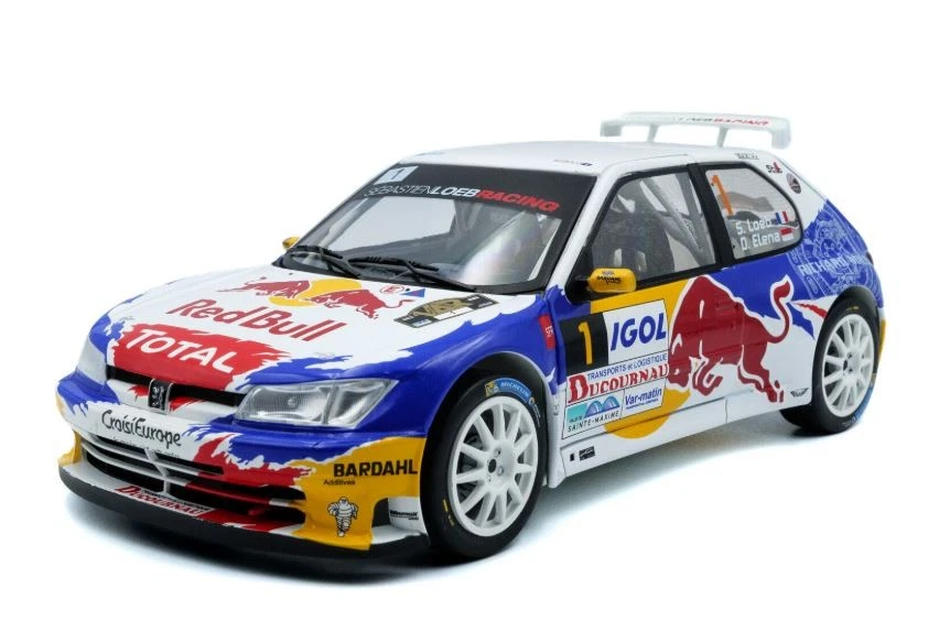 Miniature Solido 1/18 – Peugeot 205 GTI Loix, RMC 2004 (métal, Occasion)