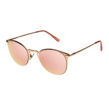 Foster Grant Womens Elsie Sunglasses, Rose Gold, 56mm US 56mm, Gold