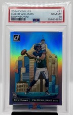2024 Panini Donruss Downtown! Caleb Williams RC PSA 10 Chicago Bears 🔥