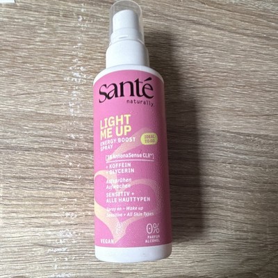 Sante Light Me Up Energy Boost Gesichtsspray 75 ml vegan parfümfrei alkoholfrei