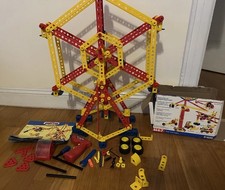 Meccano Erector Set Junior 1650 Ferris Wheel - only 1 missing piece Vintage 1993