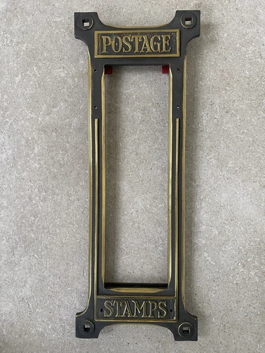 Vintage postage stamp vending machine front - Picture 1 of 4