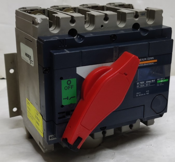Merlin Gerin Schneider Compact 160A Switch Disconnector Incomer MGI 160 3N