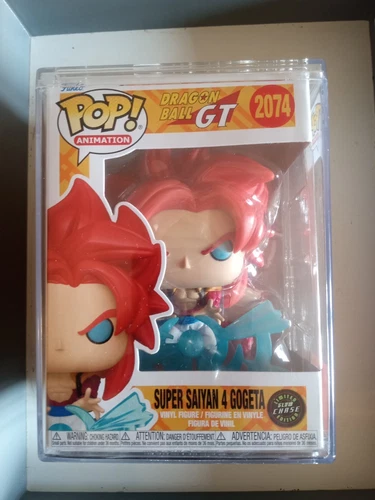 2074 Dragon Ball Gt- Super Saiyan 4 Gogeta (Glow) (Chase) w/Hard Pop Protector