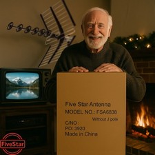 XXXL Long Range HDTV Antenna 200 Miles Crystal Clear 4K / 1080p Cut Cable Bills