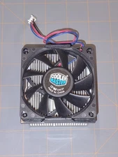 Cooler Master CPU Cooling Fan Heatsink 3 PIN Socket 462 Vtg TESTED Cleaned Oiled