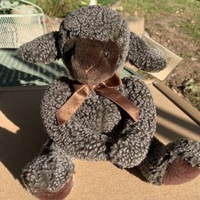 Vtg Russ Berrie Lil Trubbles Sheep Lamb 13" Sherpa Nubby Plush Stuffed Animal