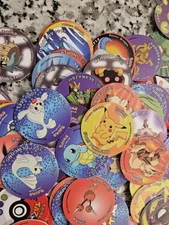 Pokemon Collection Of Tazos 100 Count Of Tazos Flips 100 Random/mix Tazos