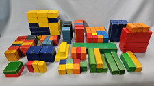 Colored wooden play blocks Fisher Price and others