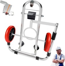 Portable Toilet Cart Jack Flexible Toilet Installation Support Tool with Wheels