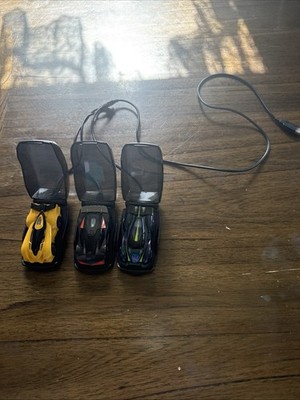 Lot Of 3 Anki Overdrive Cars with Charging Cases And Charging Cable