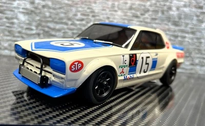 Kyosho Mini-Z Corps MA-020N-L Nissan Skyline 2000GT-R Course 1972 #15 MZP472BL - Photo 1/4
