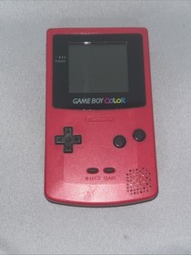 Nintendo Game Boy Color CGB Berry Pink Magenta Handheld Console - TESTED