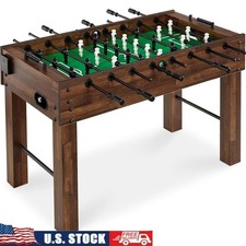 Full-Size Foosball Table Durable Construction Game Room Fun W/ Cupholders New