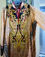 Women's Designer suit Indian Bollywood Kurta Pant Dupatta Set 3Pcs Dress