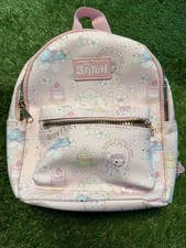 Bioworld Disney Stitch Angel Sweet Couple11.5" Pink Mini Backpack