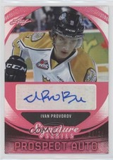 2015 Leaf Signature Series Prospect Red 24/25 Ivan Provorov #SP-IP1 Auto 1fd