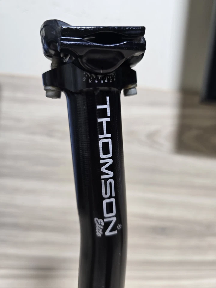 Thomson Elite 7000 Seatpost Thom 30.9 340mm-bk 16mm Setback - Image 2 of 4