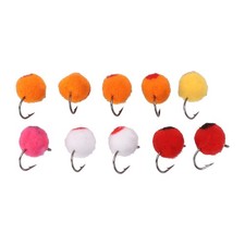 Professional Hand tied Wet Flies Egg Steelhead Trout Lure Fast Sinking