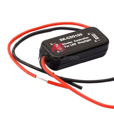 12V-24V strobe controller module for car LED brake stop light lamp #jg