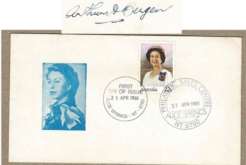 Australia 1980 BERGEN Signed  Queens Birthday FDC Pictorial PPM NT Cover