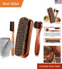 Luxurious 4-Piece Shoe Cleaning Brush Set - Perfect for Footwear Enthusiasts