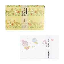 Kamiiso Kimono-Bi Strawberry & Kimono Motif Iyo Washi Kaishi 2-Pack