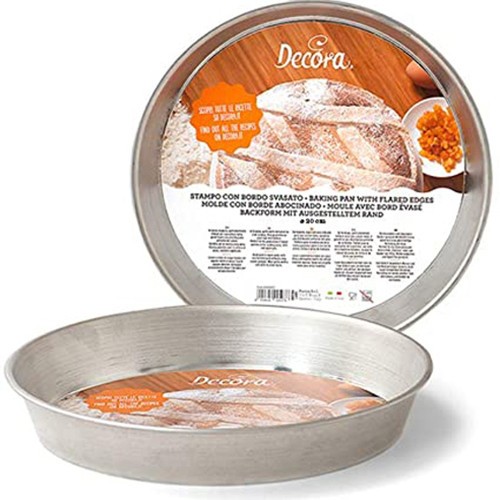DECORA STAMPO RUOTO per PASTIERA 24cm h.4cm ALLUMINIO 0060824