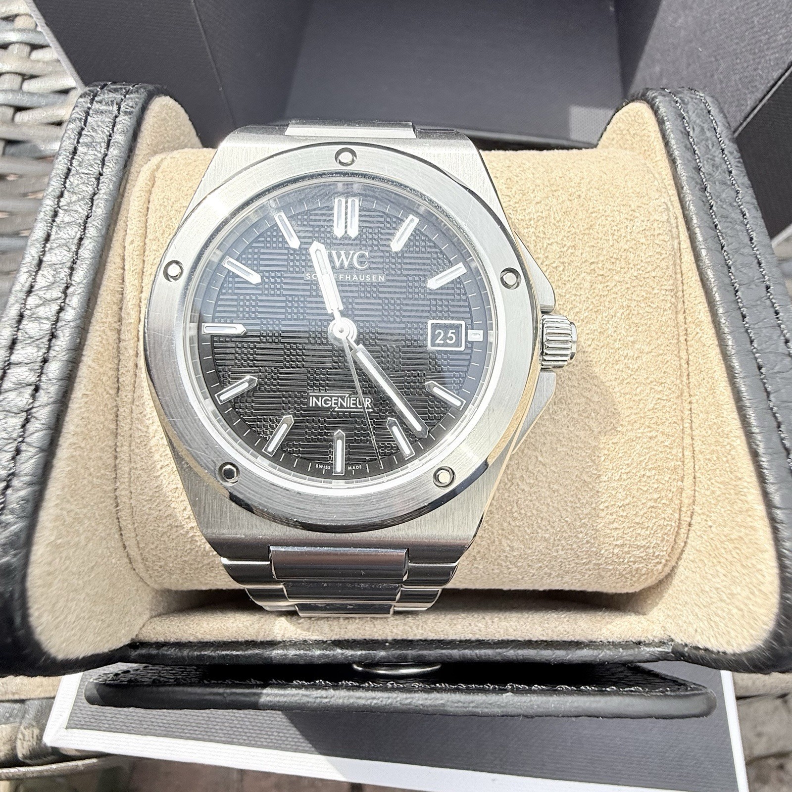 IWC Ingenieur Black Unisex Adults Watch - IW328901 - 2023