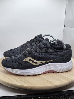 Womens Size 9 - Saucony Clarion 2 Running Athletic Shoes Black/Rose Sneakers