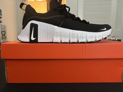 [FLASH SALE]-Nike Free Metcon 6 Workout Shoes - Men's Black/White [AUTH]