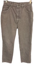 Lands’ End Women’s Denim Jeans- Size 10 Tall-Brown- USA Made