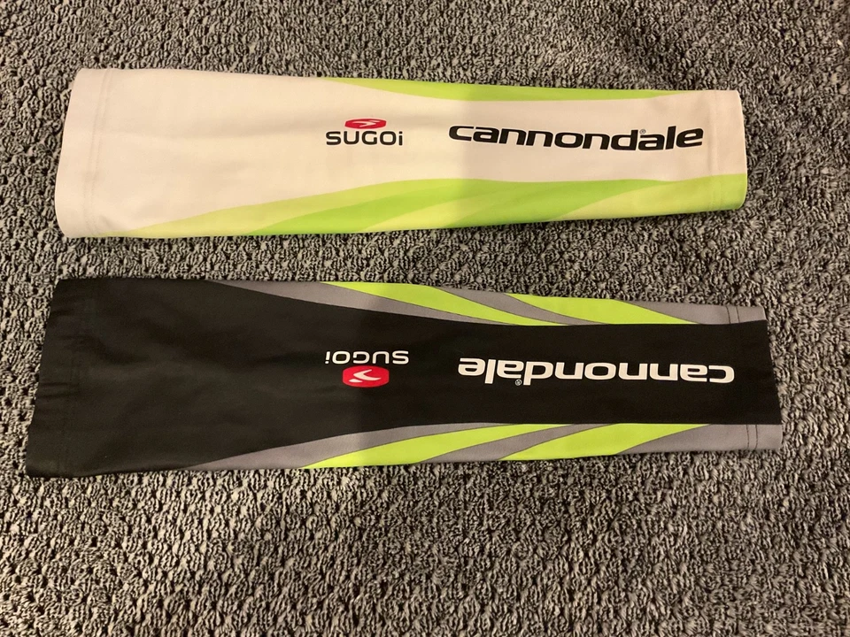 Calentadores de brazo de ciclismo personalizados Sugoi Cannondale/Liquigas unisex talla grande Foto 3 de 4