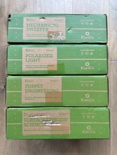 Lot of 4 - Kiwi Co Crate - Polarized, Mechanical Sweeper, Puppet Engineering +1