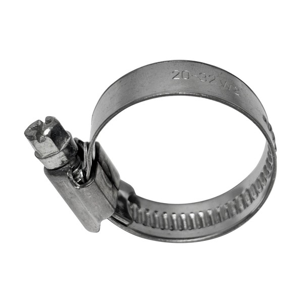 W2-Schneckengewindeschelle Ø20-32 Mm, Breite 12 Mm - Edelstahl-image