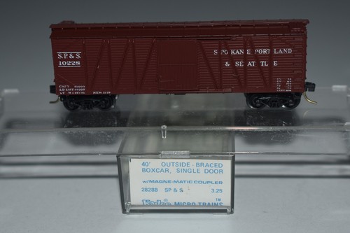 Coche de carga escala N Kadee 28288 Spokane Portland & Seattle 40' puerta única C54868 | Zustand: Used