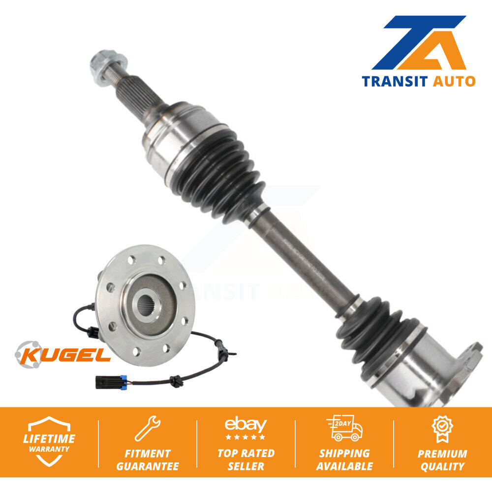 Front Right CV Axle Shaft Bearing Kit For K1500 Chevrolet GMC With 8 Lug Wheels