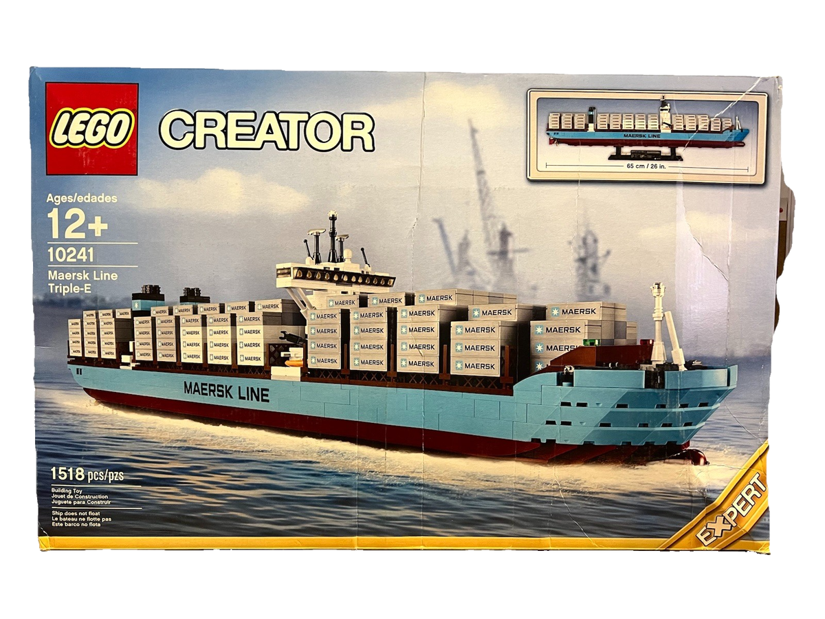 LEGO Creator Maersk Line Triple E EXPERT (10241) 1518 PCS. New 