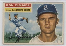 1956 Topps Don Zimmer (Gray Back) #99 0q4x