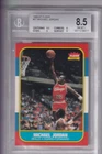 1986 Fleer Basketball Card- #57 Michael Jordan- graded BGS 8.5 NM-MT+