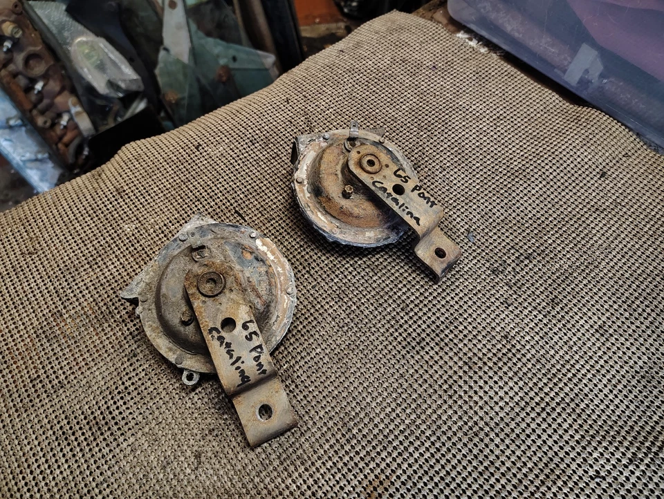 Pontiac Catalina Bonneville 1965 Grand Prix Star Chief bocinas altas y bajas Foto 4 de 4