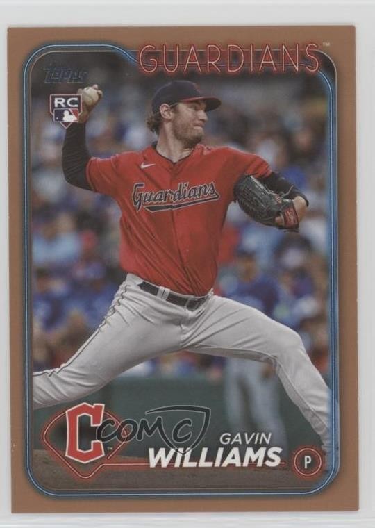 2024 Topps Series 1 Gold /2024 Gavin Williams #242 Rookie RC