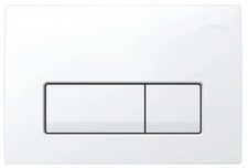 Image of Geberit Concealed Cistern Delta50 Dual Flush Plate White Alpine - 115.105.11.5