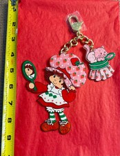 Strawberry Shortcake Acrylic Bag Charm Keychain w/ Custard