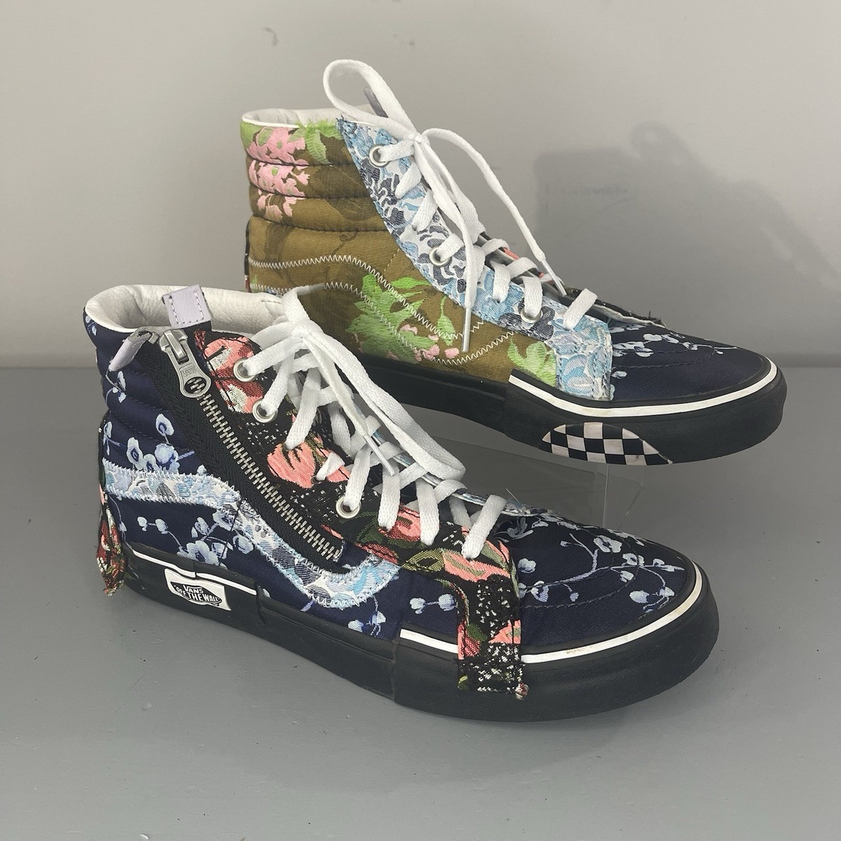 Rare Vans Sk8-Hi Reissue CAP 'Florals' Floral Embroidery Shoes M