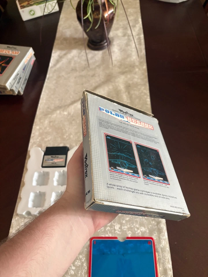 Polar Rescue (Vectrex, 1983) Complete In Box w/ Overlay, Manual, Tray - Image 2 of 3