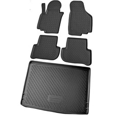 Fußmatten & Kofferraumwanne Set passend für  Skoda YETI | BJ 2009-2017